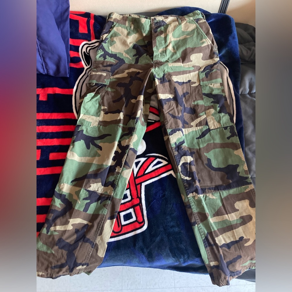 Army Camo Cargo Pants